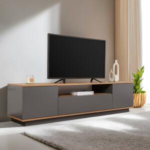 Veramont TV-állvány, antracit-atlanti fenyő, 180 cm