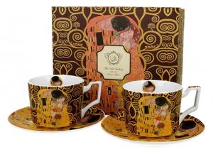 Porcelán csésze szett - 270ml - Klimt: The Kiss