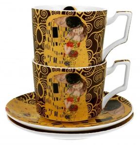 Porcelán csésze szett - 270ml - Klimt: The Kiss