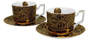 Porcelán teáscsésze szett - 270ml - Klimt: Életfa
