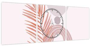 Kép - Lila minimalizmus N⁰1 (órával) (90x30 cm)