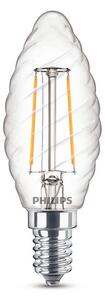 Philips ST35 E14 LED gyertya fényforrás, 2W=25W, 2700K, 250 lm, 220-240V