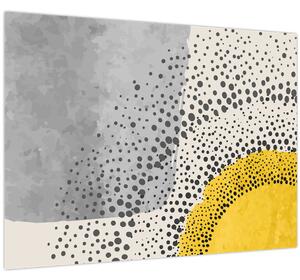 Kép - N⁰3 strand absztrakt festménye (70x50 cm)