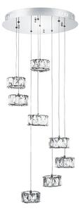 Luxera Knox 62415 kristály függeszték, 40W LED, 3000K