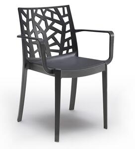 Trinity műanyag karfás kerti szék