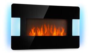 Klarstein Belfort Light & Fire, elektromos kandalló, 1000/2000 W, távirányító, fekete