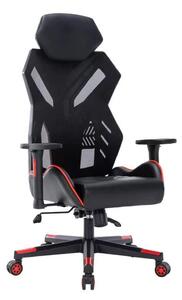 SI REVOLT gamer irodai szék - fekete/piros