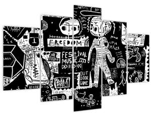 Kép - Graffiti (150x105 cm)