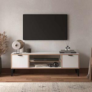 Arden TV-állvány, fehér, 140 cm