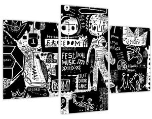 Kép - Graffiti (90x60 cm)