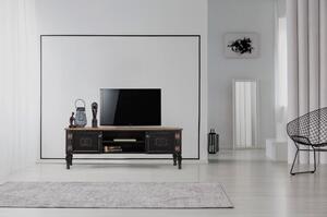 Ada TV-állvány, fekete, 150 cm