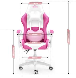 Rainbow gamer szék Pink Mesh