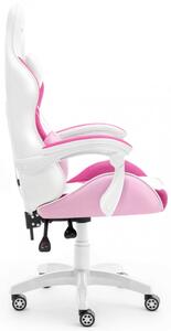 Rainbow gamer szék Pink Mesh