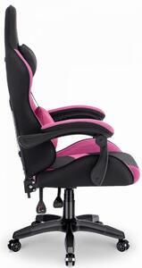 Rainbow gamer szék Pink-Black Mesh