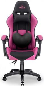 Rainbow gamer szék Pink-Black Mesh