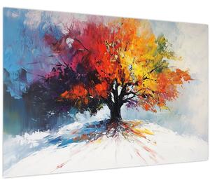 Kép - Színes fa (90x60 cm)