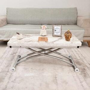 Mini Juppo Ext - White Marble, Chrome