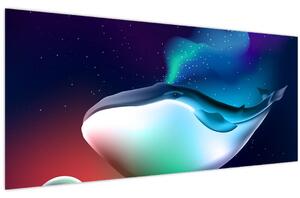 Kép - Egy bálna az űrben (120x50 cm)