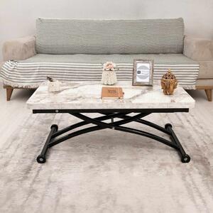 Mini Juppo Ext - White Marble, Black