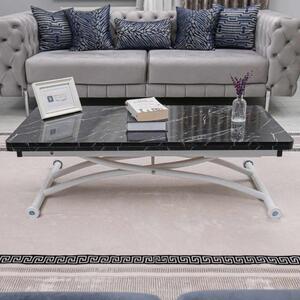 Juppo Ext - Black Marble, White
