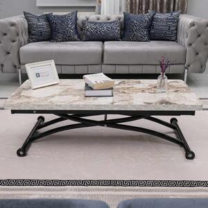 Juppo Ext - White Marble, Black