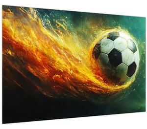 Kép - Focilabda repülés közben (90x60 cm)