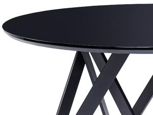 Fekete étkezőasztal ⌀ 120 cm OXHILL