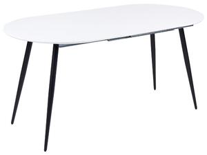Kihúzható fehér étkezőasztal 120/160 x 80 cm STAVERTON