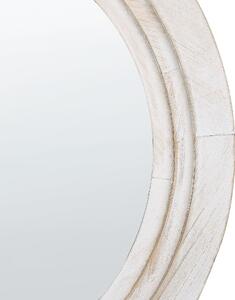 Törtfehér kerek falitükör ⌀ 60 cm DELICIAS