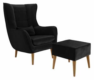 Fotel Comfivo Ulmus II, Kárpit, 106x80x95cm, Bükkfa