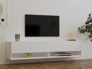 Arges TV-állvány, fehér, 141 cm