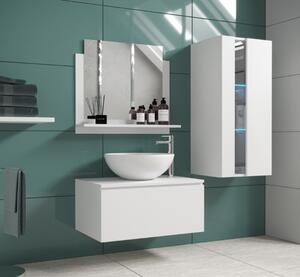 Venezia Alius A34 fürdőszobabútor szett + mosdókagyló + szifon (matt fehér)