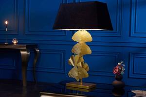 Design asztali lámpa Rashid 78 cm fekete-arany