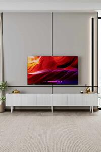Capella TV-állvány, fehér, 240 cm