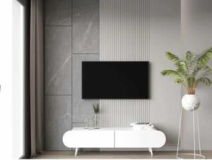 Regulus TV-állvány, fehér, 140 cm