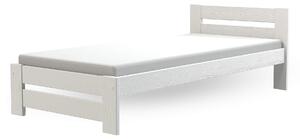 MARIKA tömör fa ágy 90x200 - fehér