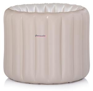 CHIPOLINO Bubble Nest felfújható babakád pumpával - latte
