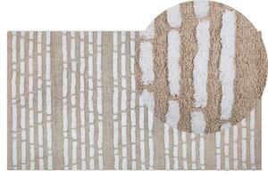 Bézs pamutszőnyeg 120 x 180 cm AHIRLI