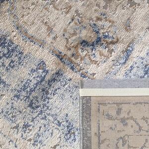 Tökéletes vintage szőnyeg bézs kék mintával Szélesség: 200 cm | Hossz: 290 cm