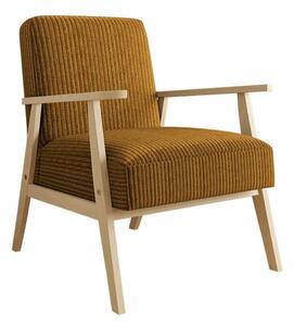 Fotel Clovis 100, Kárpit, 76x59x67cm, Fenyő, Bükkfa