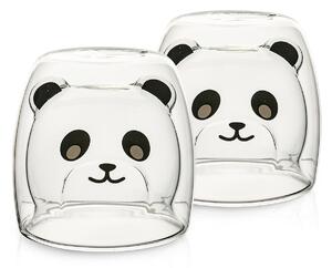 4Home Hot&Cool Cute Panda thermo pohár 200 ml, 2 db