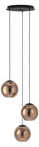 Függőlámpa Stars of Light, Cordoba, dimmable, Réz, Nappali, Üveg, Modern