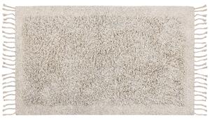 Világosbézs hosszú szálú szőnyeg 80 x 150 cm BITLIS