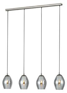 Függőlámpa Stars of Light, Estanys, dimmable, Fekete, Étkező, Üveg, Modern