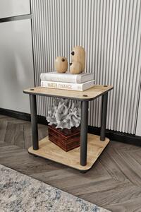 Bookcase 2-Tier Square - Oak