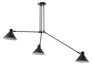 Fekete mennyezeti lámpa 80x80 cm Dione – Kave Home