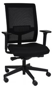 GRO-Level BS Black modern irodai forgószék hálós háttámlával