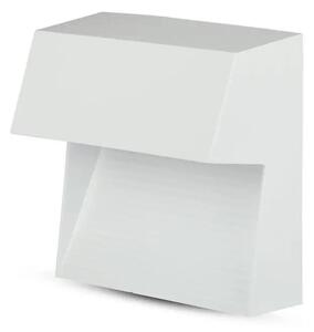 V-TAC 3W fehér LED lépcsővilágítás, szögletes, IP65, meleg fehér - SKU 1402