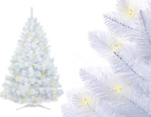Karácsonyfa - Jegenyefenyő 180cm Fehér Elegance