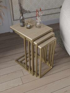 Mira - Gold, Travertine